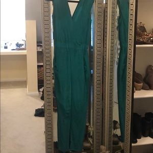 Green jumpsuit